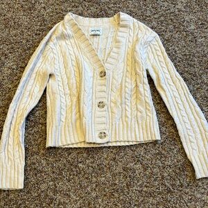 American Eagle cardigan, size xs, color cream, women’s,